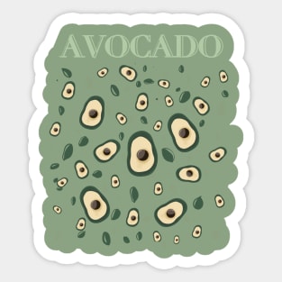 Avocado Sticker